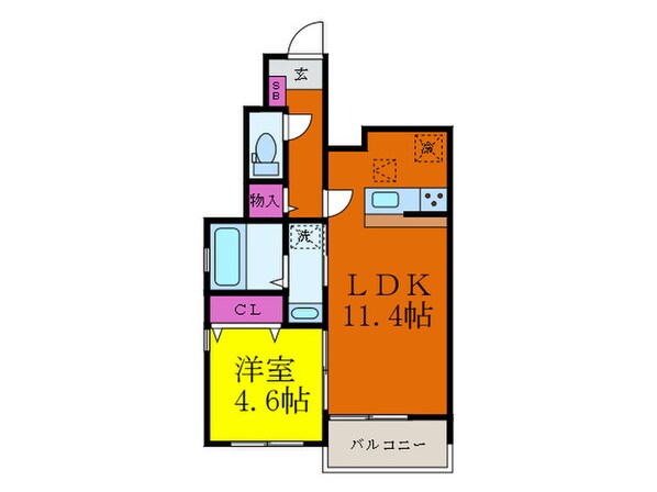 アルテール摂津の物件間取画像